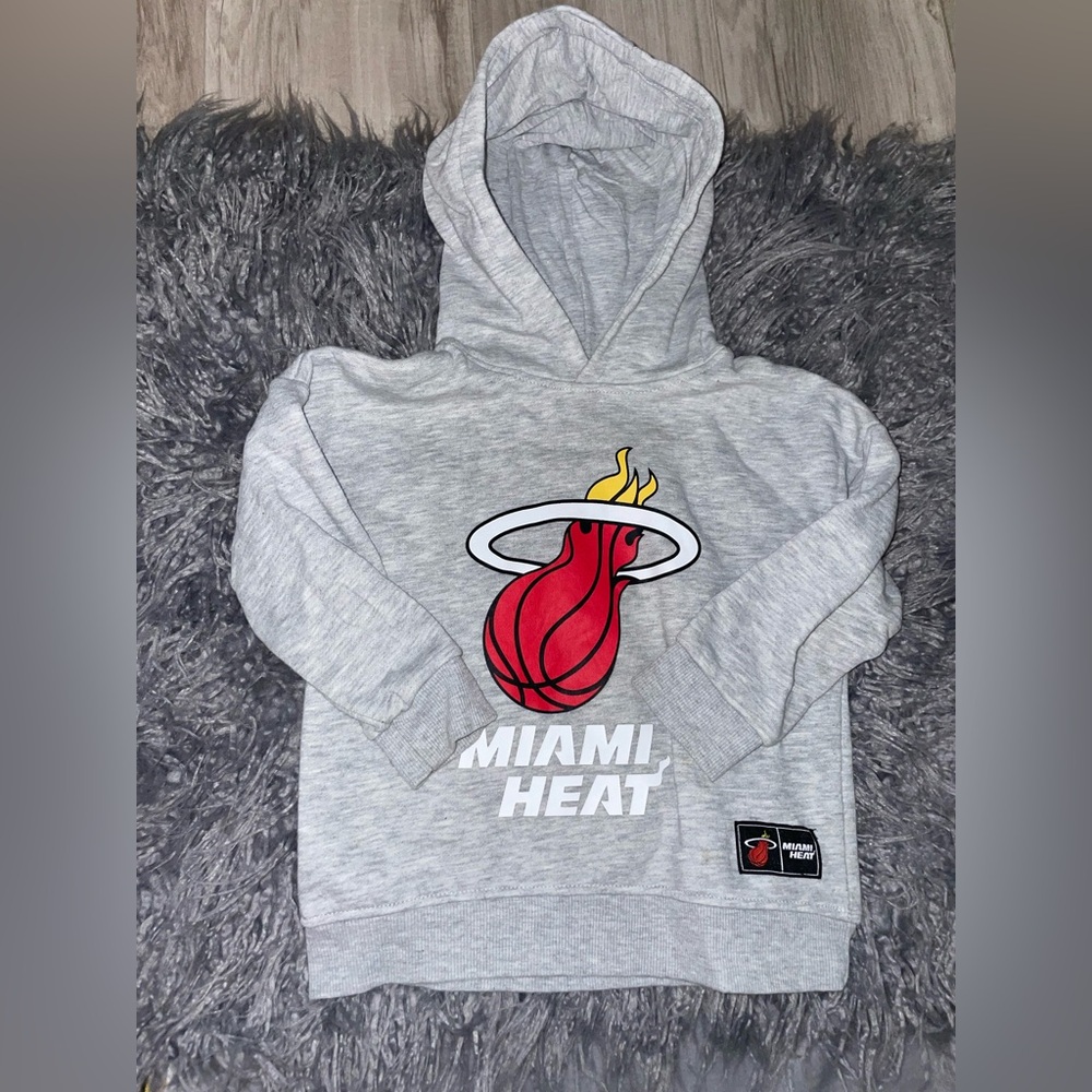 NBA Miami Heat Gray Hoodie